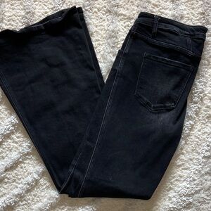 Flying Monkey Women's Black Straight Leg Jeans